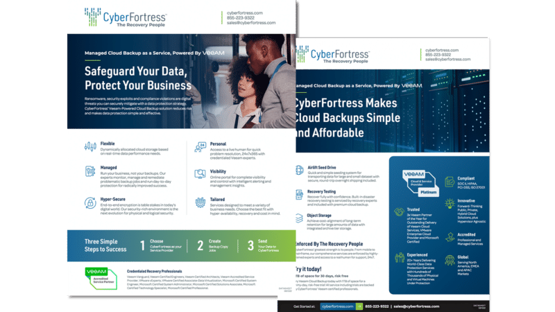 Datasheet Veeam Cloud Backup