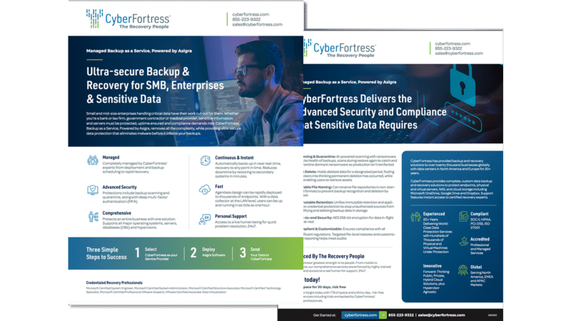 Ultra-secure Backup & Recovery
