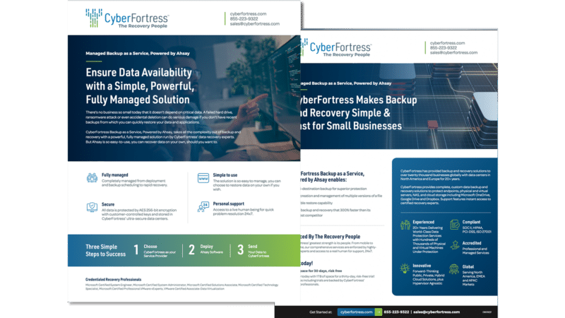Ensure Data Availability