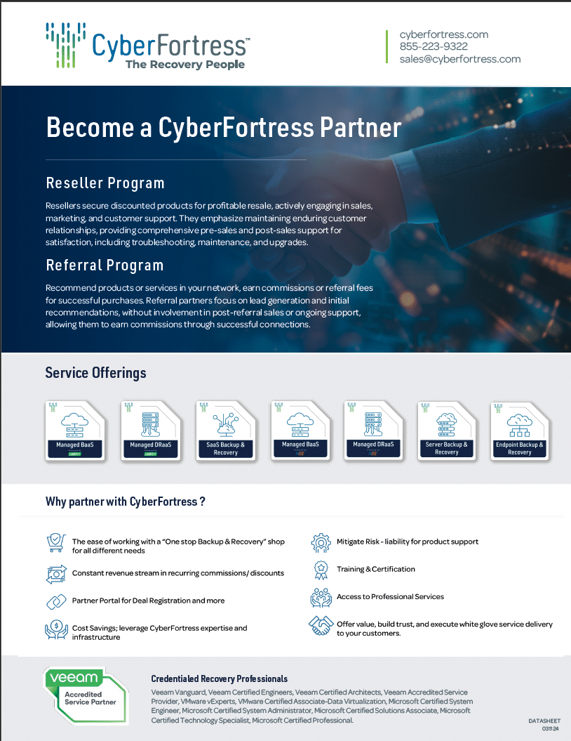 Become a Cyberfortress Partner