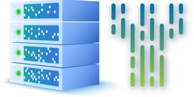 servers drawing with cyberfortress logo